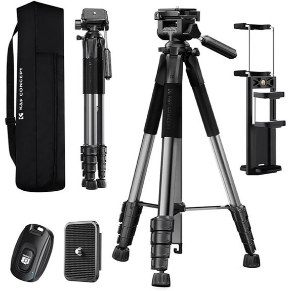 K&F CONCEPT 75 Portable Camera Tripod