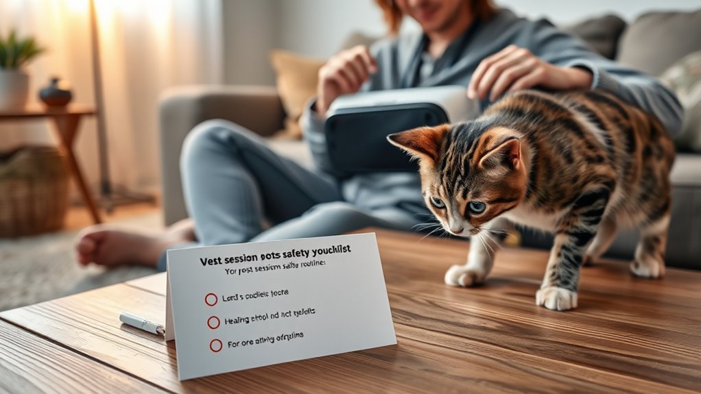 post session vr safety checks
