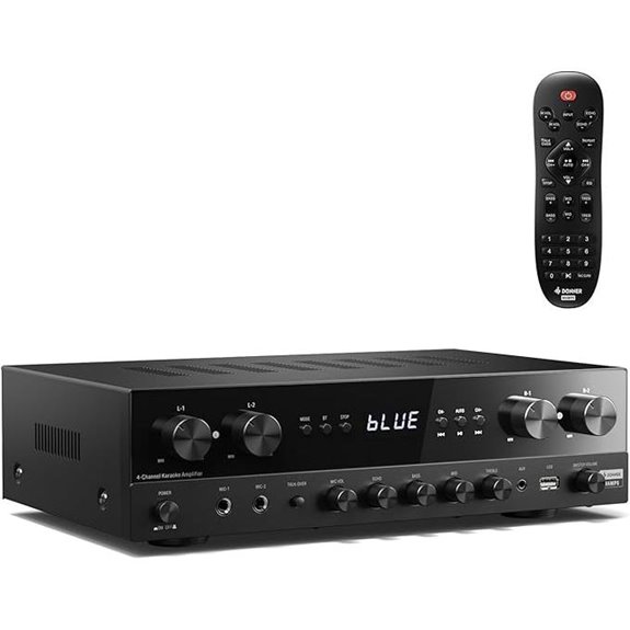 Donner 1000W Stereo Receiver with Bluetooth & Inputs