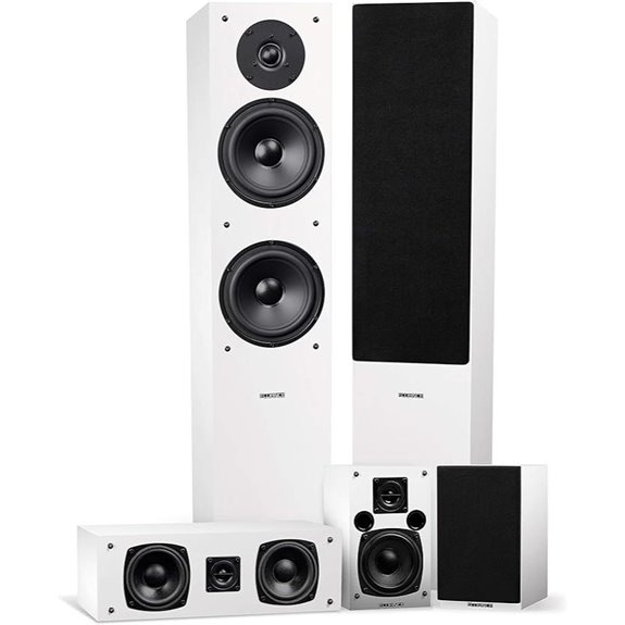 Fluance Elite 5.0 Channel Home Theater Speaker System