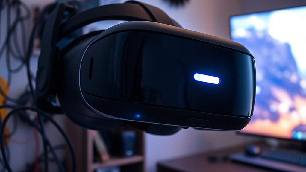 proper headset positioning and calibration