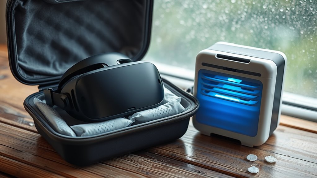 protect vr gear from humidity
