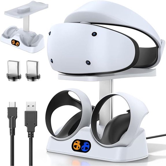 PS5 VR2 Controller Charging Dock with LED Indicator