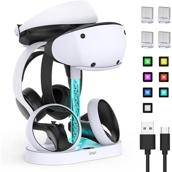 FASTSNAIL PS VR2 Charging Stand with RGB Lights