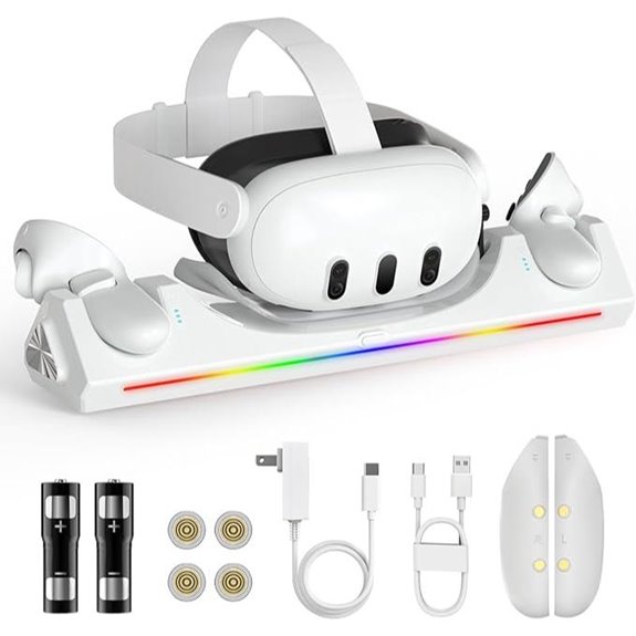 Oculus Quest 3 Charging Dock with Batteries & Cables