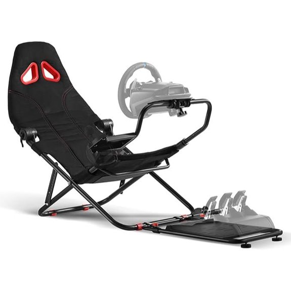 DIWANGUS Racing Simulator Seat and Wheel Stand