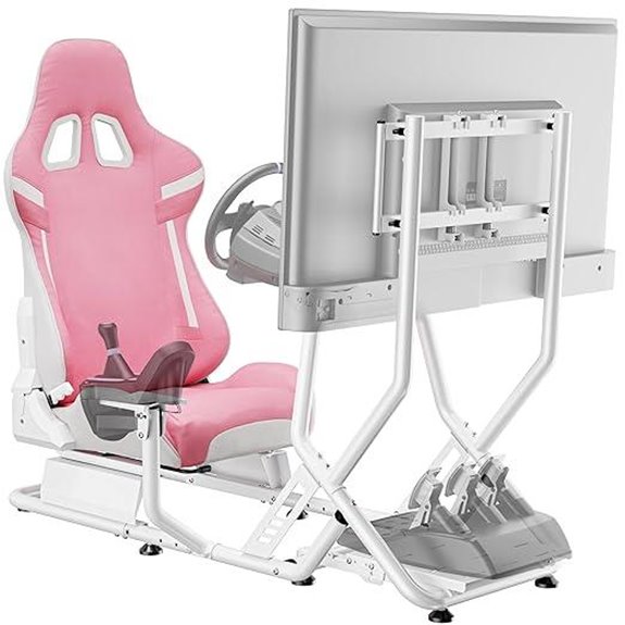 ARES WING Racing Simulator Cockpit with Monitor Mount