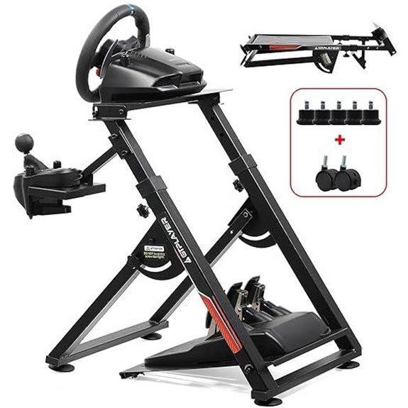 GTPLAYER Racing Wheel Stand for Logitech G29 & Thrustmaster