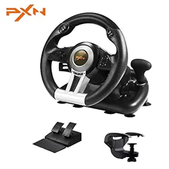 PXN V3II Racing Wheel with Pedals and Paddles