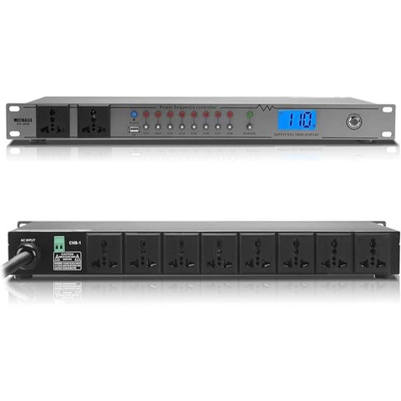 Rack Mount Power Conditioner with Surge Protection
