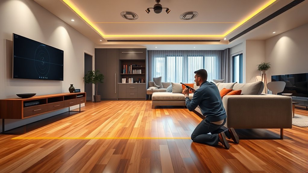 recalibrate sensors after rearrangement