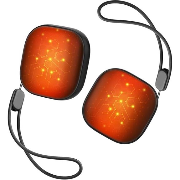 Rechargeable Pocket Hand Warmers with Smart Heating (2 Pack)