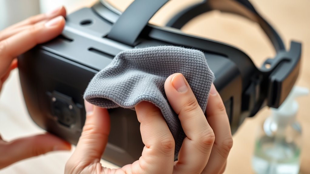 regular cleaning and covers