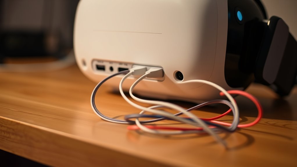 reliable vr connectivity and power