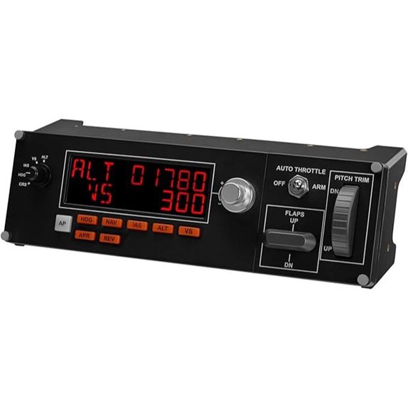 Logitech G 945-000028 - G Saitek Pro Flight Multi Panel (Black) (Renewed)