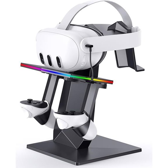 Meta Quest 3/2/Pro RGB Charging Dock with Light Effects