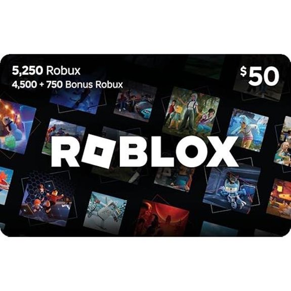 Roblox 5,250 Robux Digital Gift Card with Item