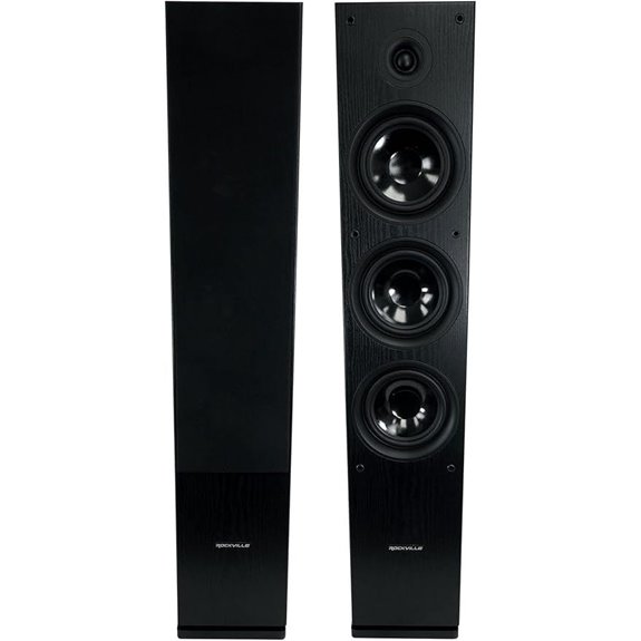 Rockville RockTower 68B 6.5 3-Way Home Speakers