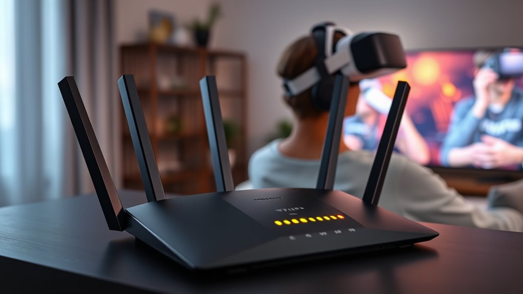 router selection for vr