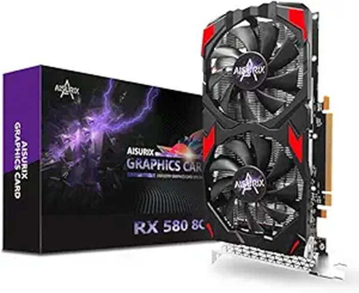 AISURIX RX 580 8GB GDDR5 Gaming Graphics Card