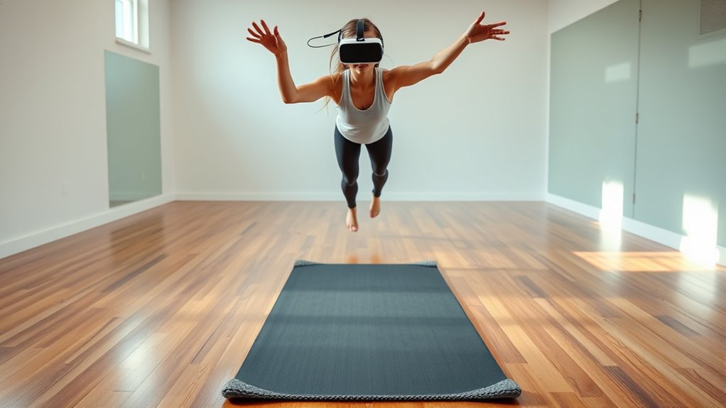 safe impact absorbing vr flooring