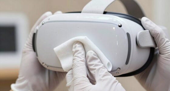 safe vr lens cleaning