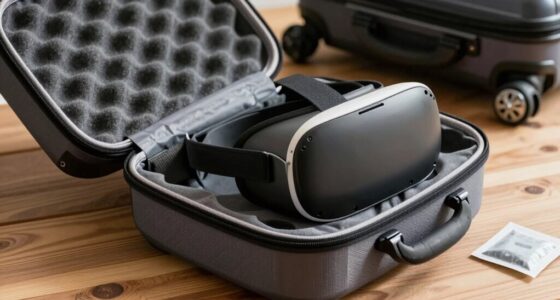 secure vr gear from moisture