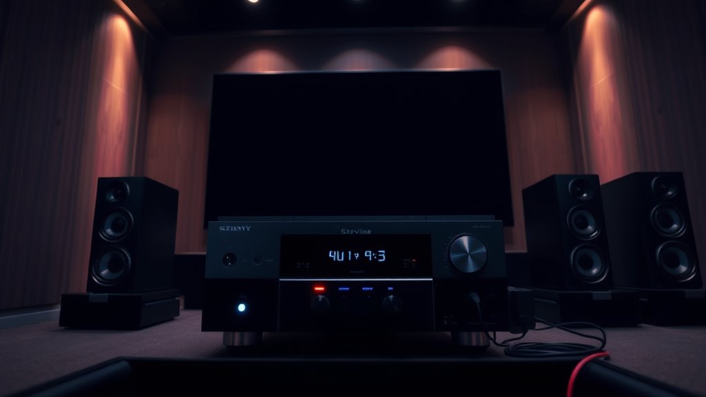 select av receiver carefully