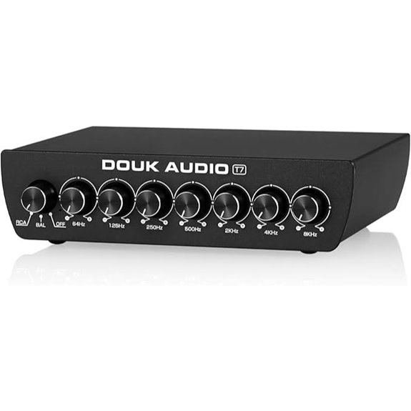 Douk Audio 7-Band Equalizer with XLR/RCA Inputs