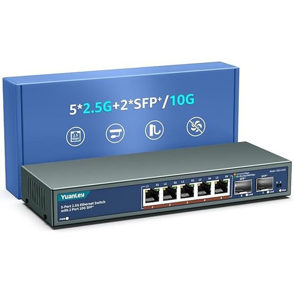 7-Port 2.5G Ethernet Switch with SFP
