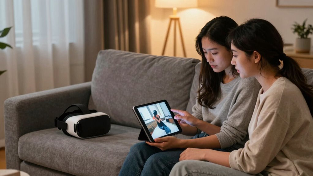 share vr content privately