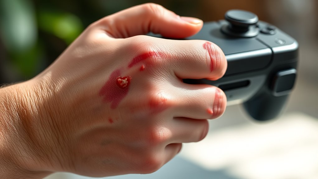 signs of grip related pain