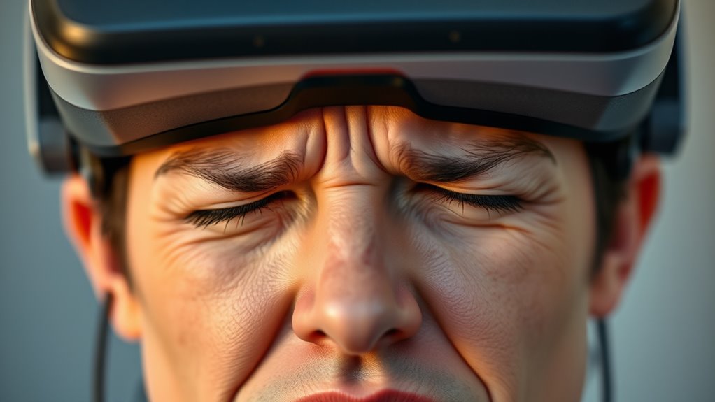 signs of vr facial discomfort