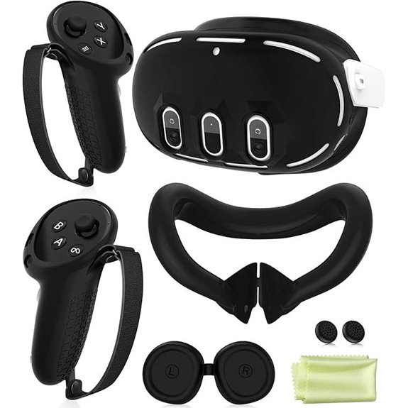 Meta Quest 3 Silicone VR Cover Set