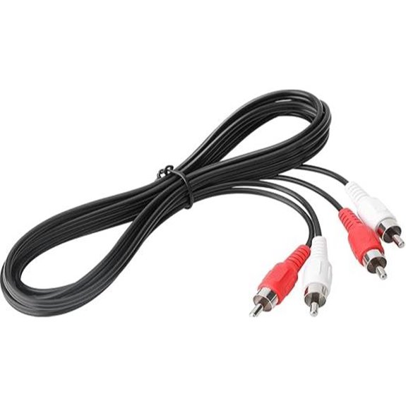 PASOW RCA Stereo Audio Cable (6 Feet)