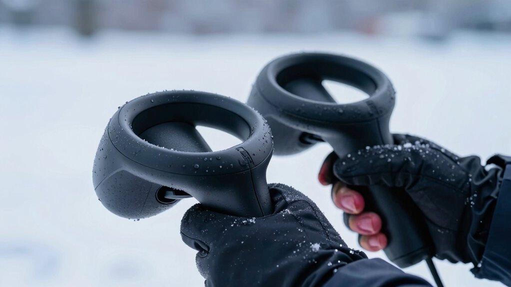 slippery controllers in cold