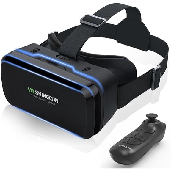 VR Headset for Smartphones with Controller and HD Lenses
