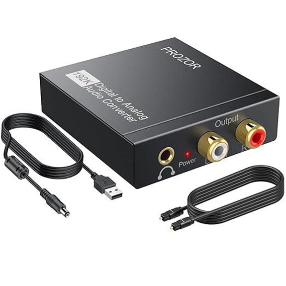 PROZOR Digital to Analog Audio Converter (SPDIF Toslink)
