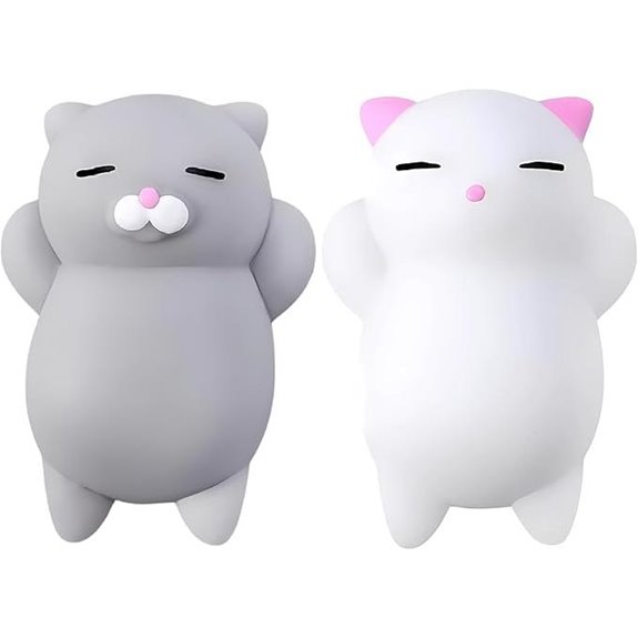 Nutty Toys Squishy Cat Set - Stress Relief Kitties