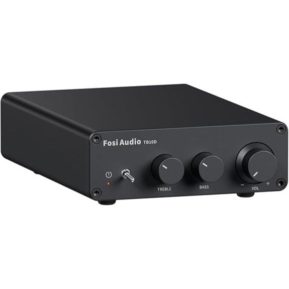 Fosi TB10D 2-Channel Stereo Amplifier with Bass Control