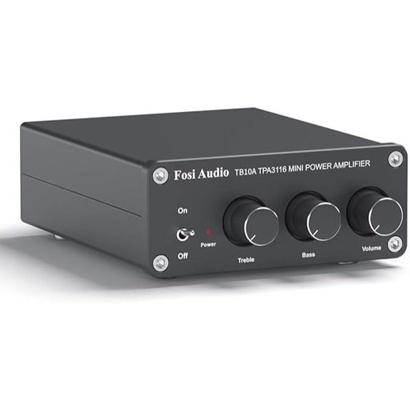 Fosi TB10A 2-Channel Stereo Amplifier with Bass/Treble