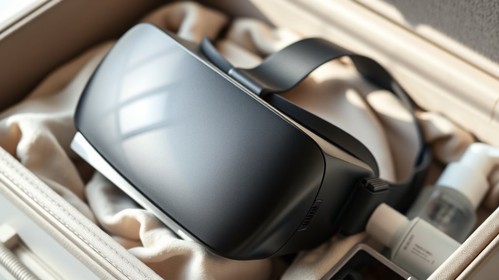 store vr headset carefully