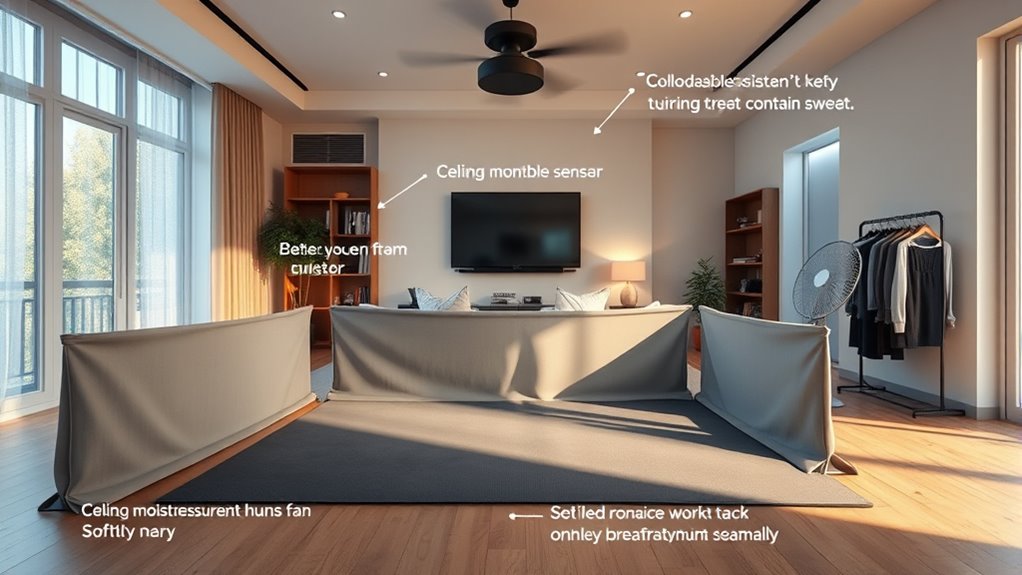 sweat proof ventilation and flooring