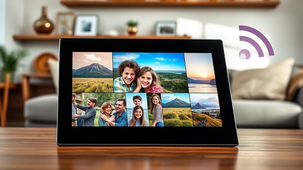 top digital frames with email