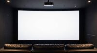 top fixed frame projector screens