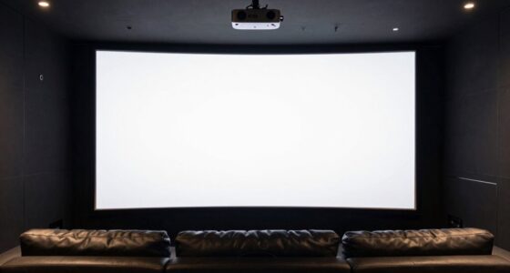 top fixed frame projector screens