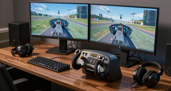 top flight sim controls