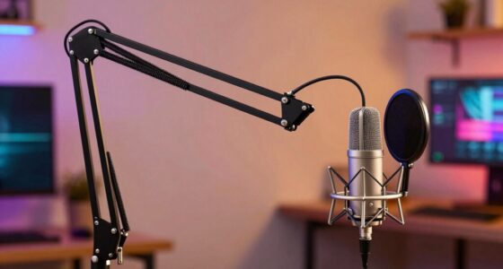 top microphone boom arms