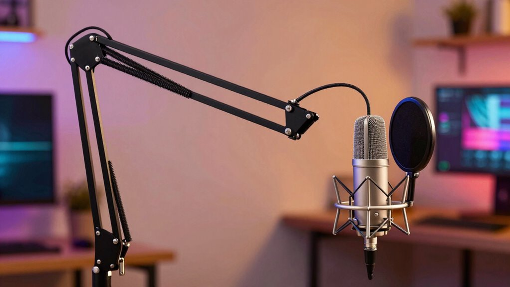 top microphone boom arms