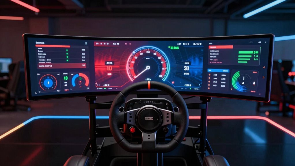 top sim racing dashboard displays